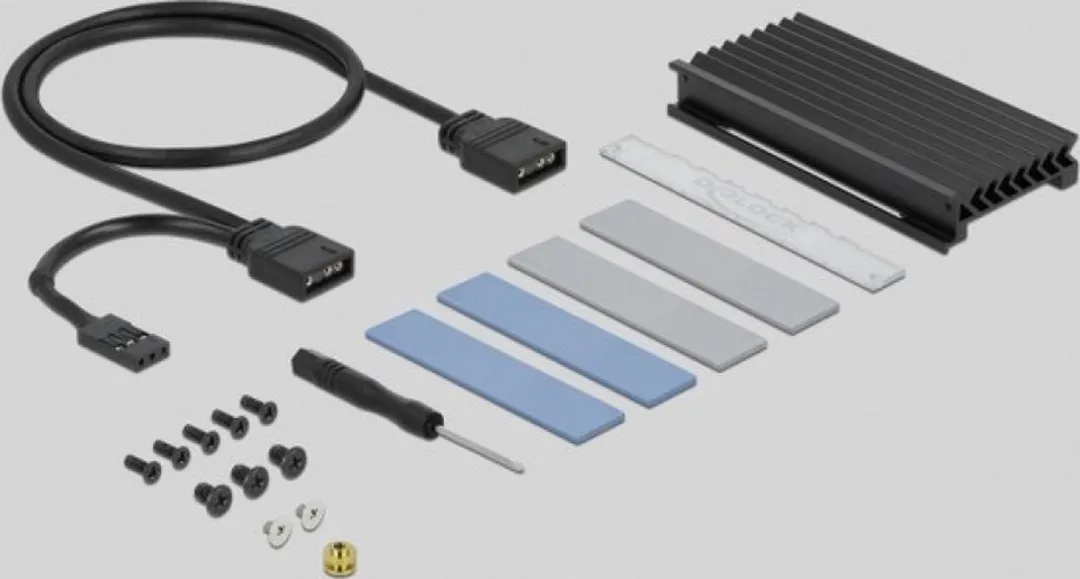 Delock PCIe x4 naar M.2 NVMe Kaart - Zwart