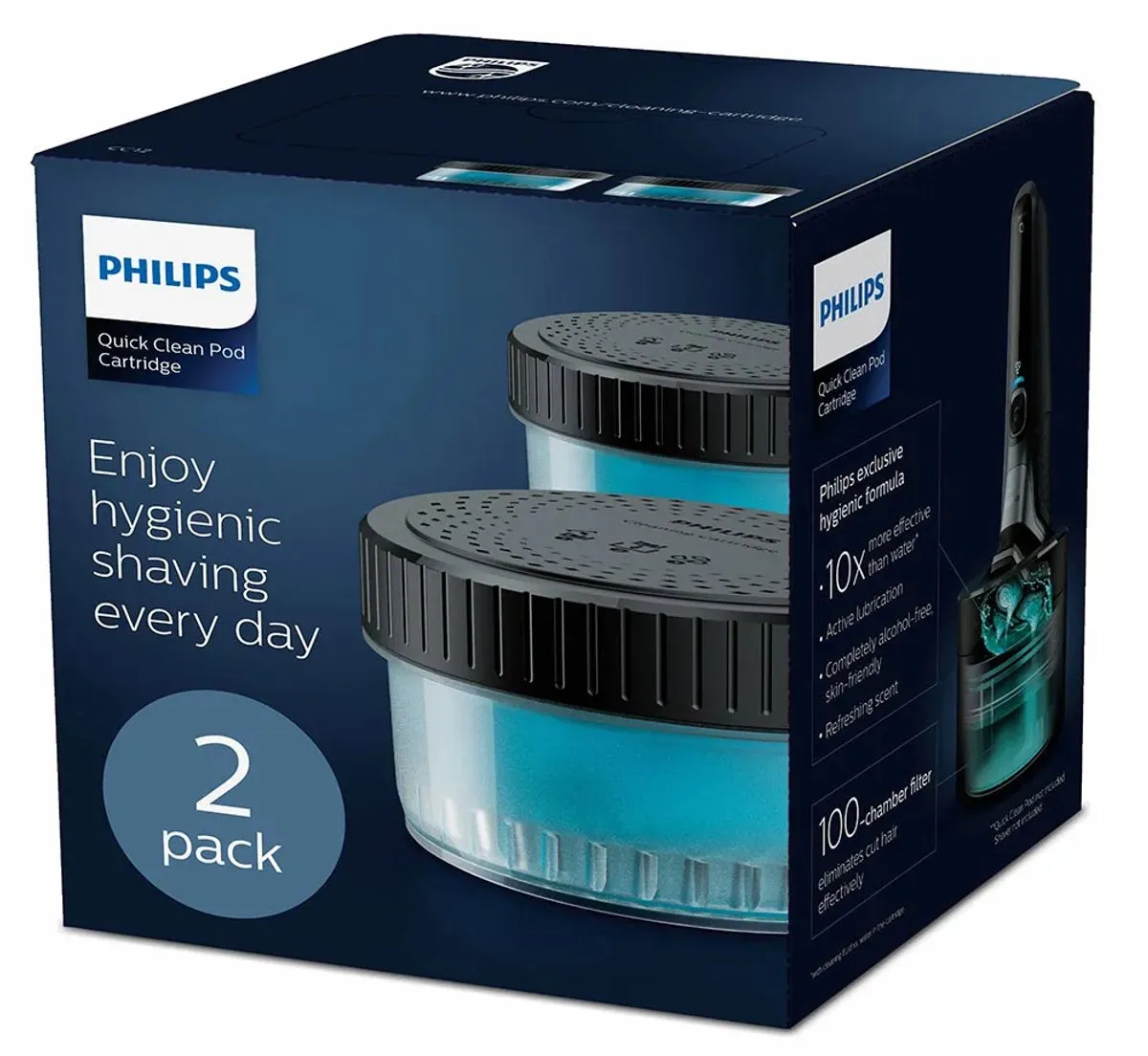 Philips CC12/50 Quick Clean Pod Cartridge - 2 Stuks