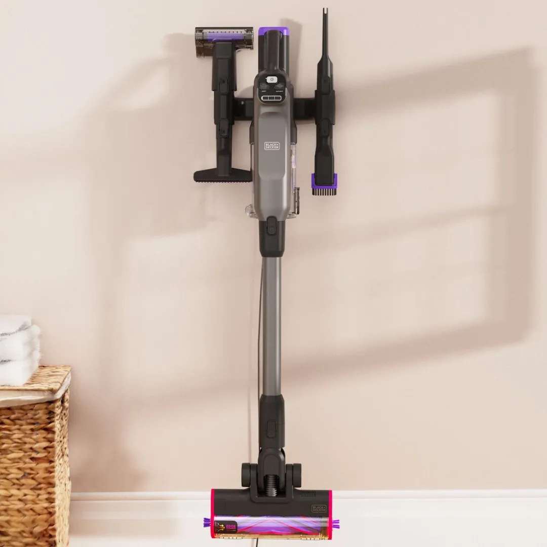 BLACK+DECKER BHFEA640WP-QW 2IN1 Steelstofzuiger 21.6V - Grijs
