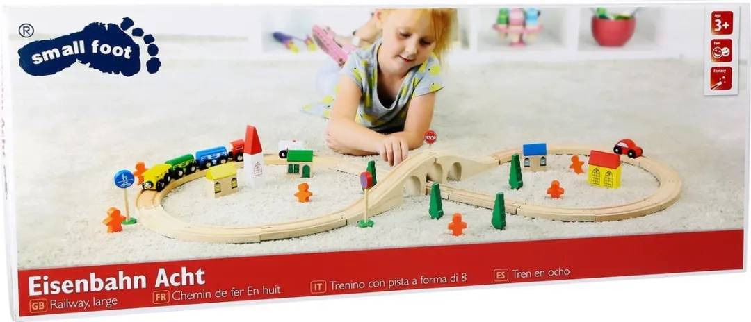 Small Foot Railway Set 4020972010902 - Hout