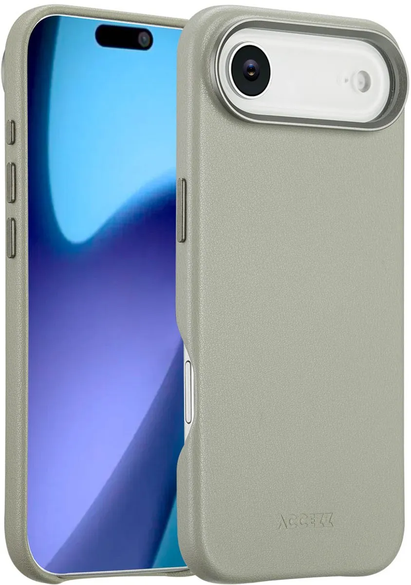 Accezz Hoesje iPhone 17 Air Light Grey - 2 Stuks