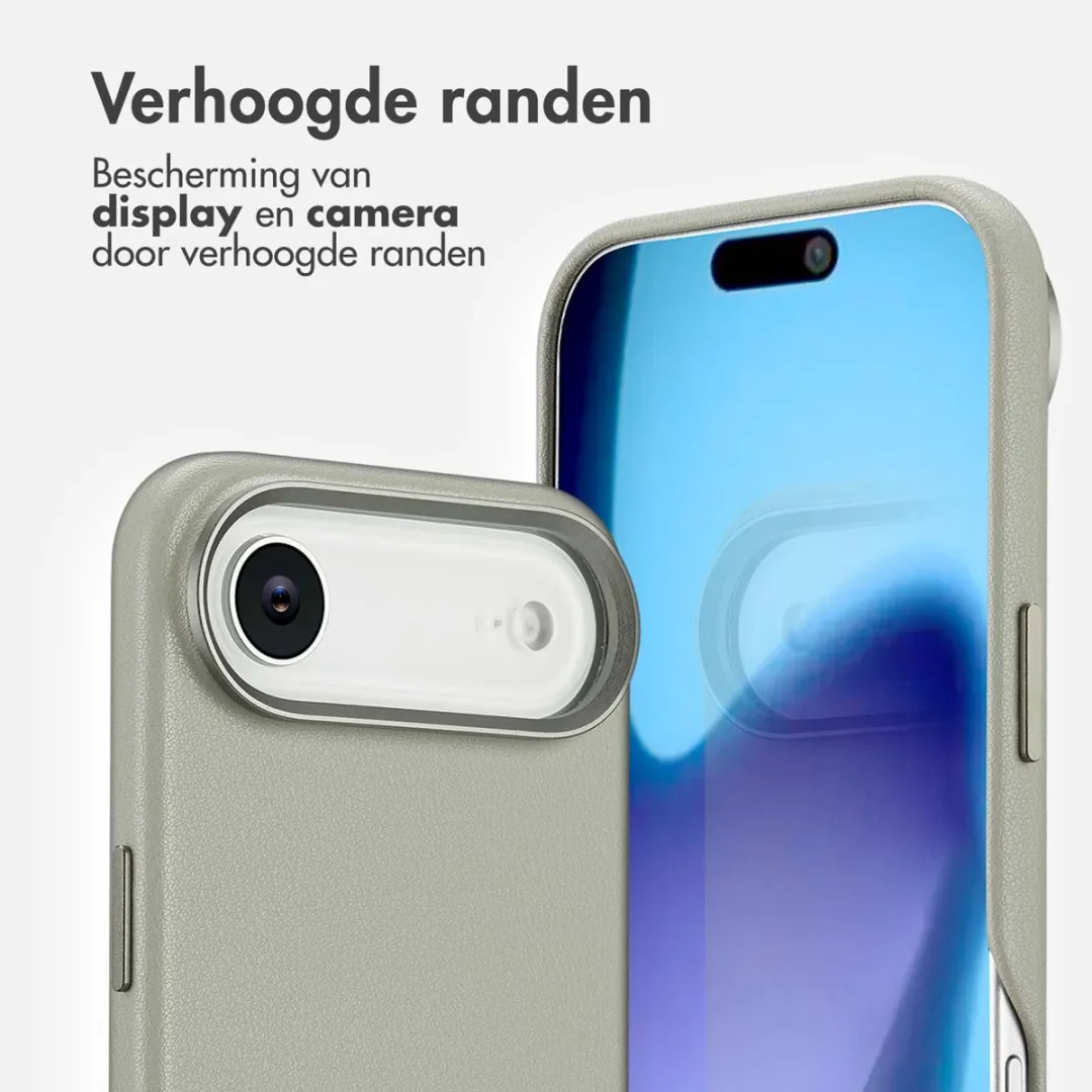 Accezz Hoesje iPhone 17 Air Light Grey - 2 Stuks