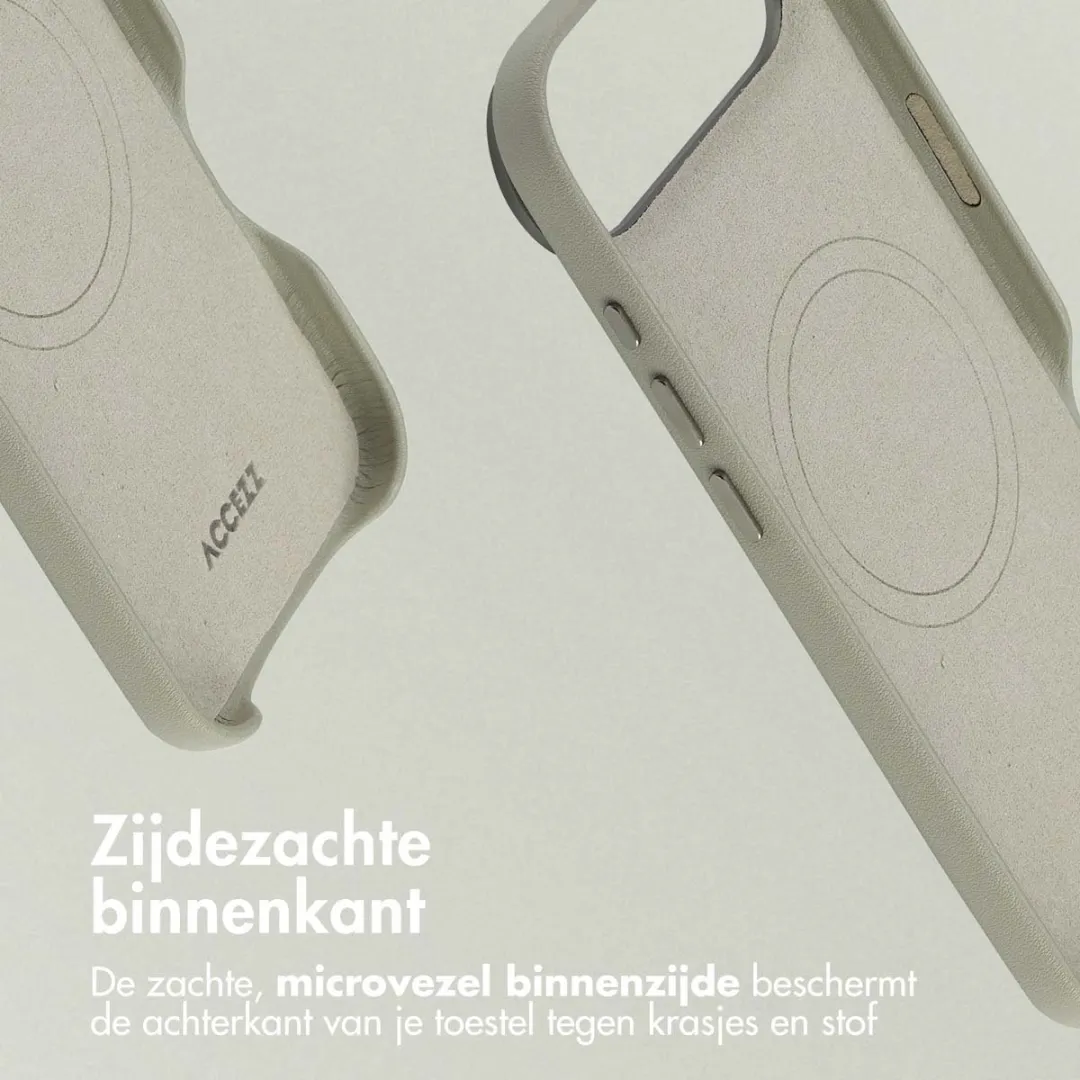 Accezz Hoesje iPhone 17 Air Light Grey - 2 Stuks