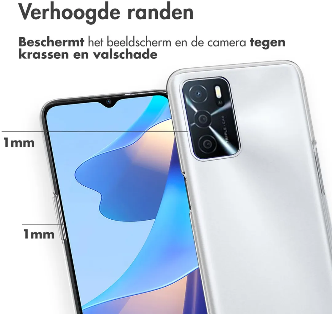 Accezz Hoesje Oppo A16/A54s - Transparant