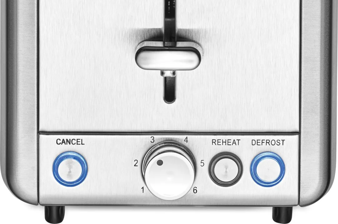 Solis Toaster Steel 8002 Broodrooster - 2 Sandwiches - 925W - RVS