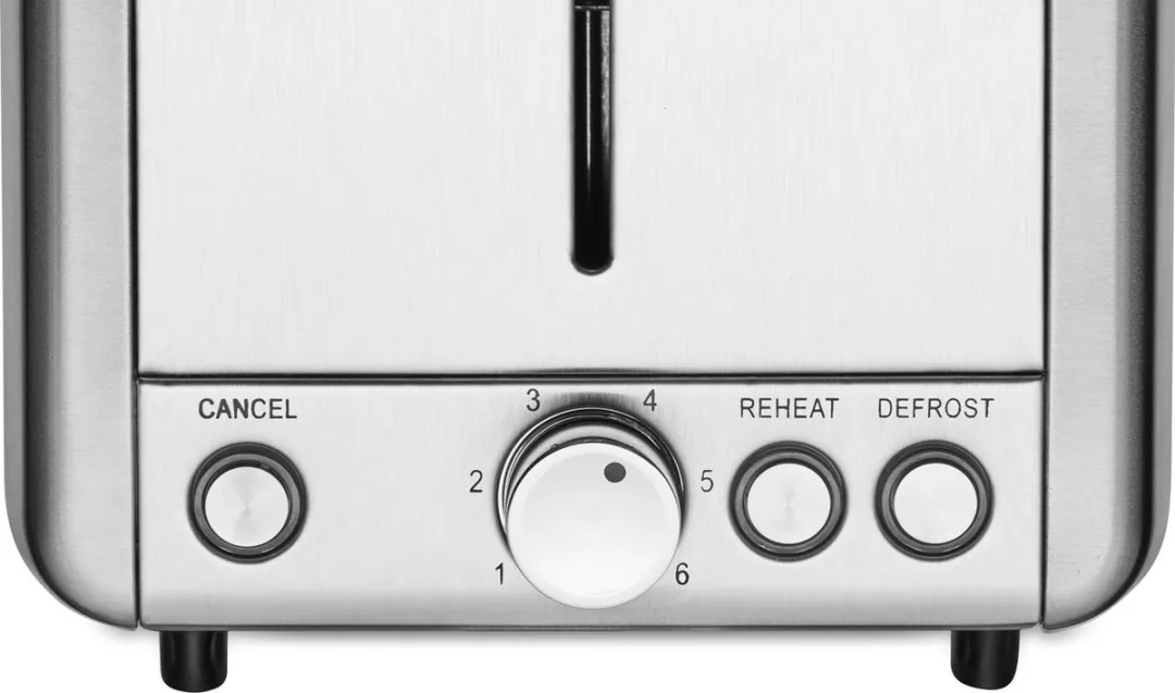 Solis Toaster Steel 8002 Broodrooster - 2 Sandwiches - 925W - RVS