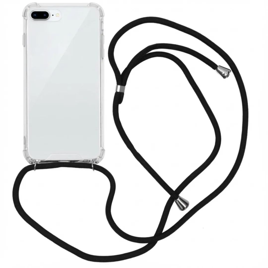 Imoshion Hoesje iPhone 8 Plus/7 Plus - Backcover met koord - Zwart