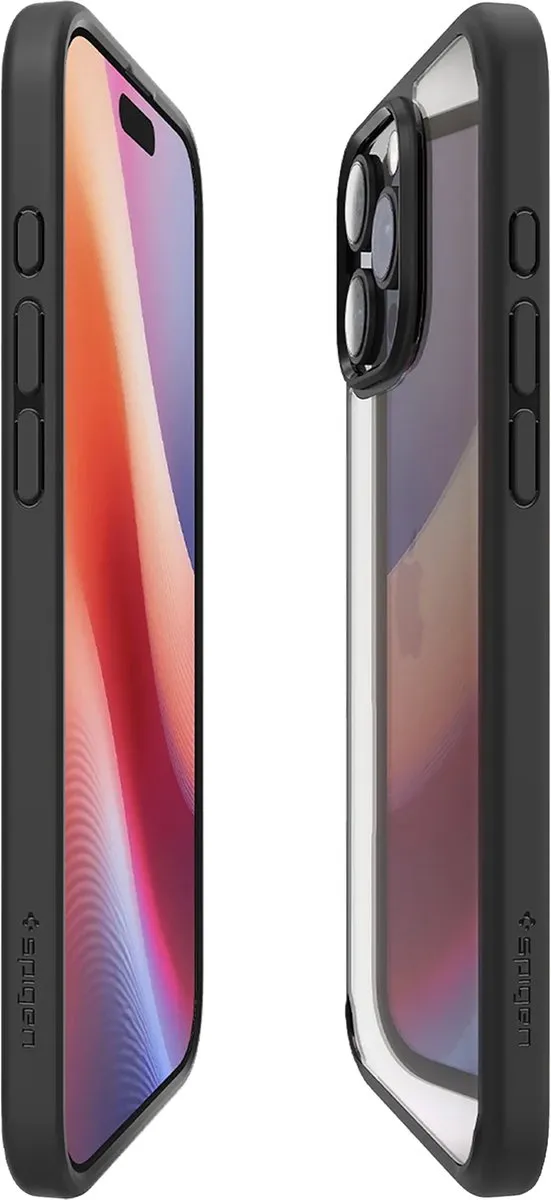Spigen Ultra Hybrid Hoesje ACS08125 - iPhone 16 Pro - Zwart