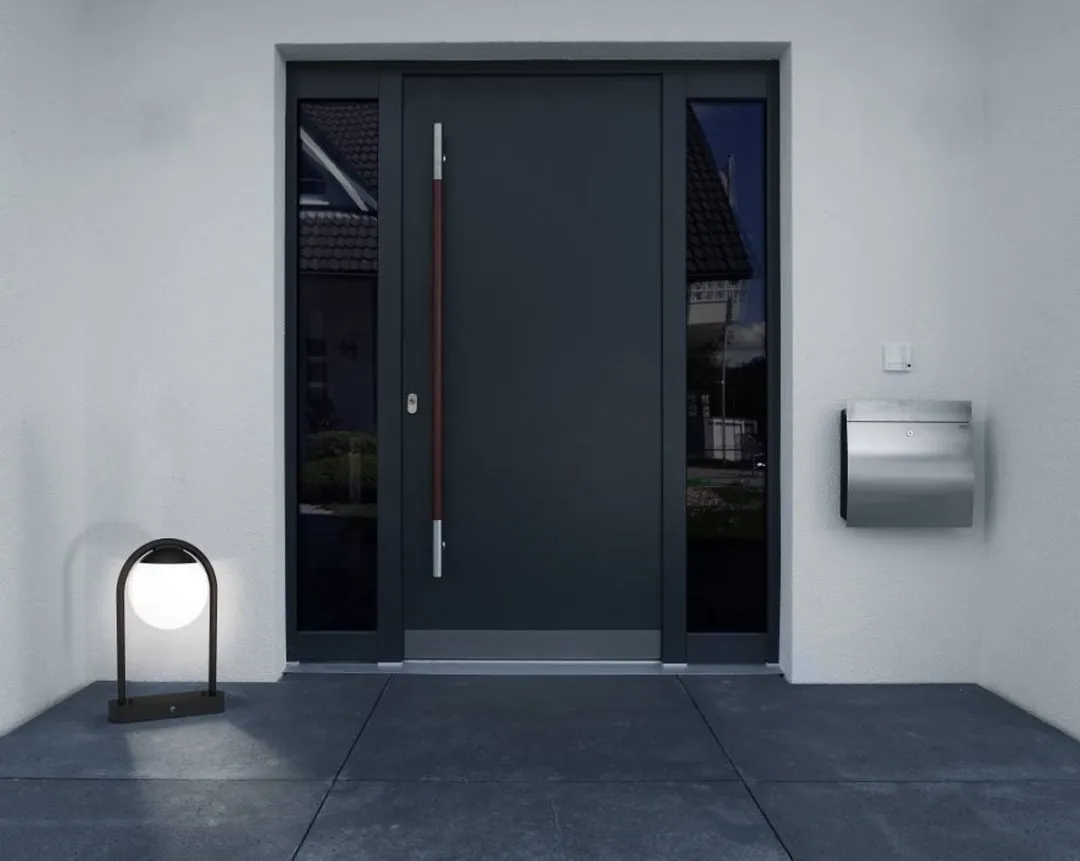 Eglo Prata Vecchia Sokkellamp E27 - Ø18cm - Zwart