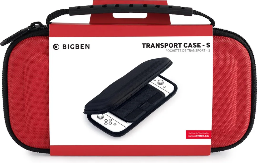 Bigben Nintendo Switch Lite Beschermhoes - Rood