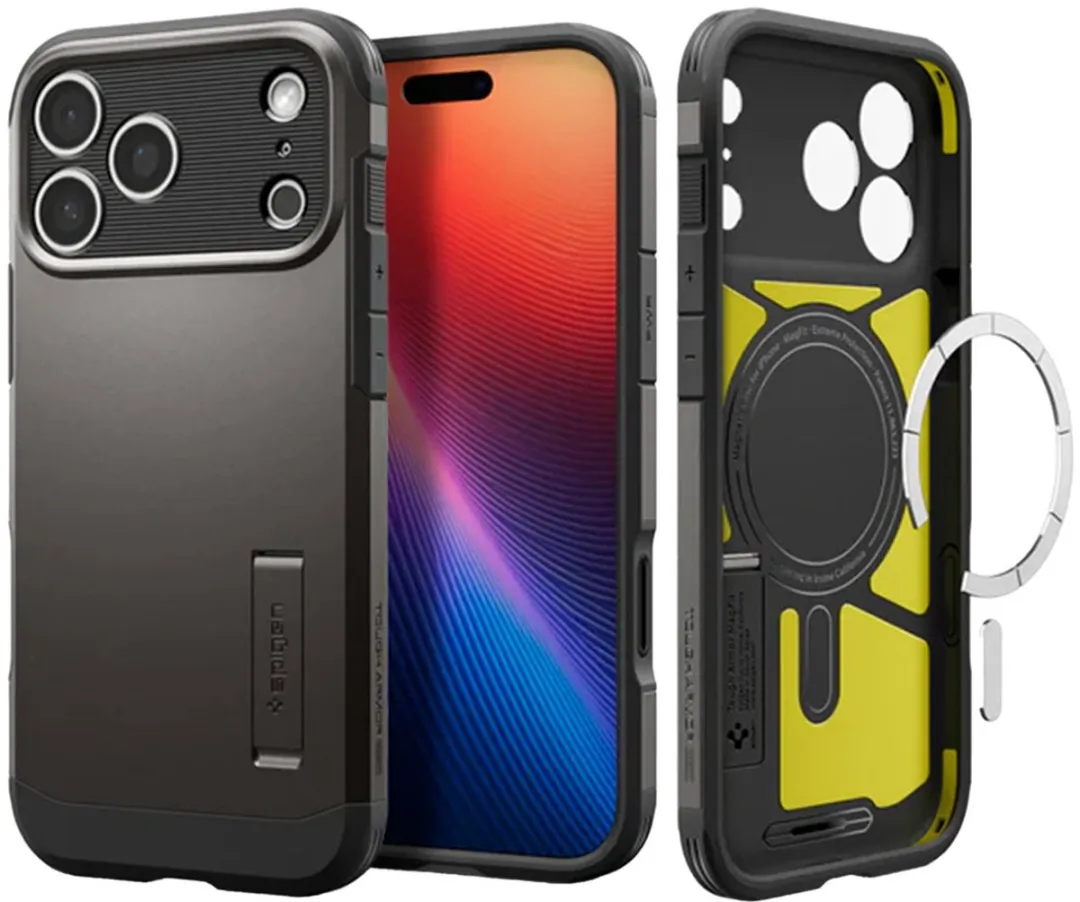 Spigen Tough Armor ACS10362 Backcover - iPhone 17 Pro - Gunmetal