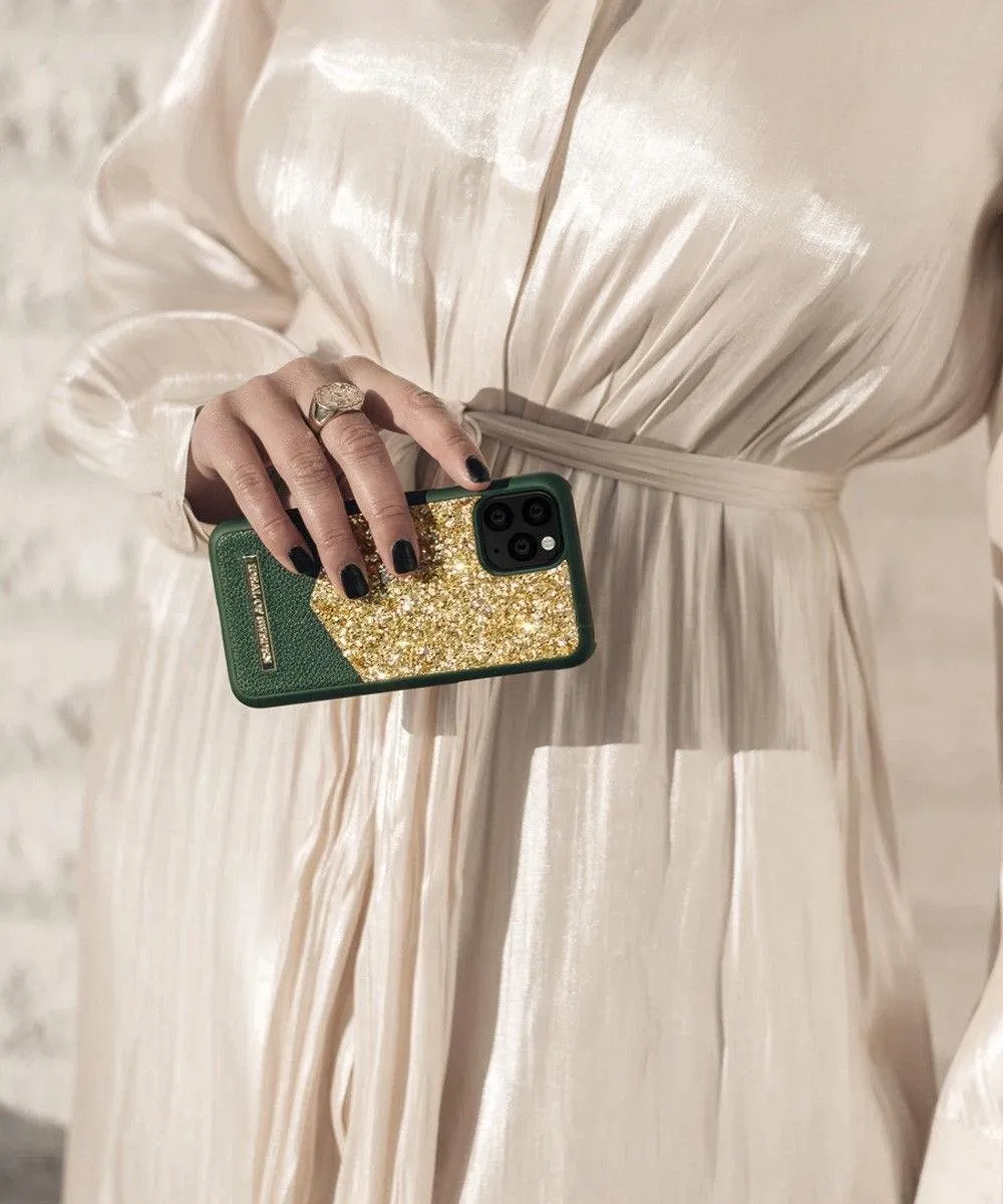iDeal of Sweden iPhone 11 Hoesje - Emerald Glimmer - afbeelding 2 van 6