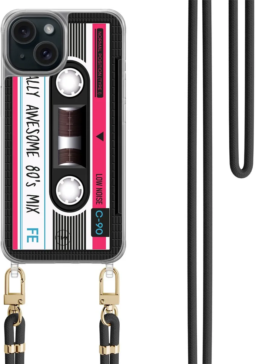 Casevibes iPhone 15 Telefoonhoesje Cassette
