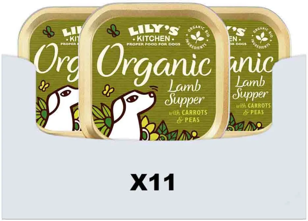 Lily's Kitchen Biologische Paté Lam Hondenvoer - 11x150g