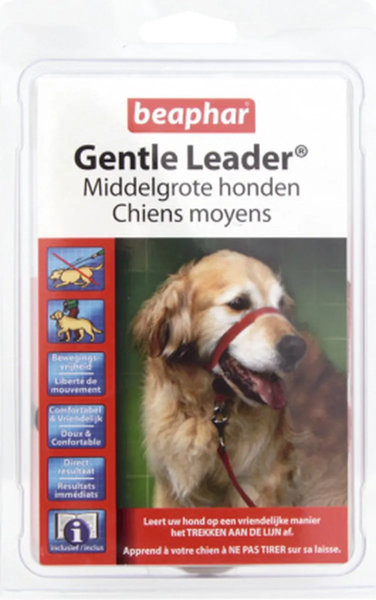 Beaphar Gentle Leader M - Zwart