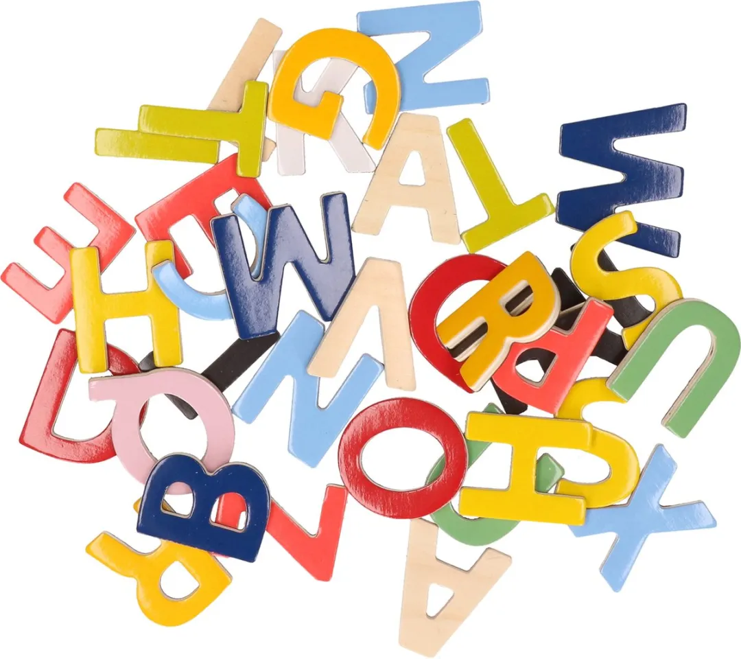 Small Foot Houten Magnetische Letters - Multicolor