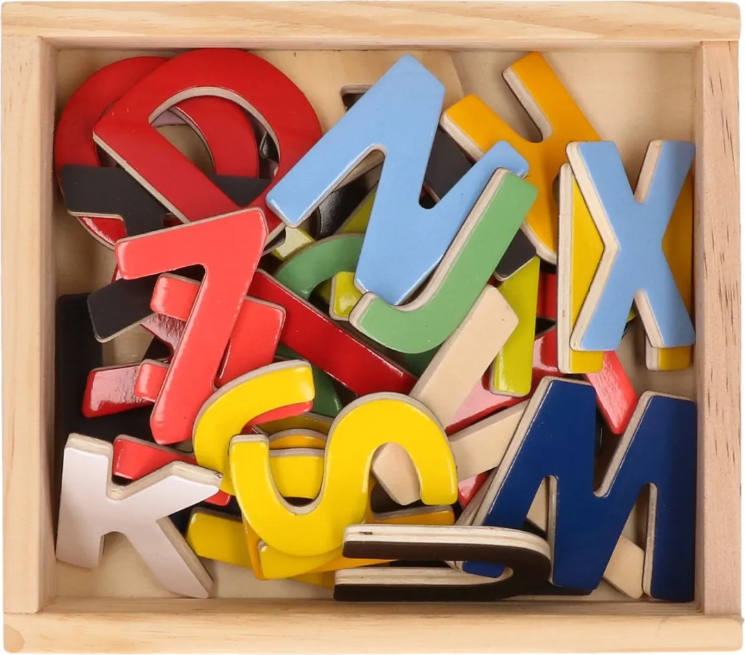Small Foot Houten Magnetische Letters - Multicolor