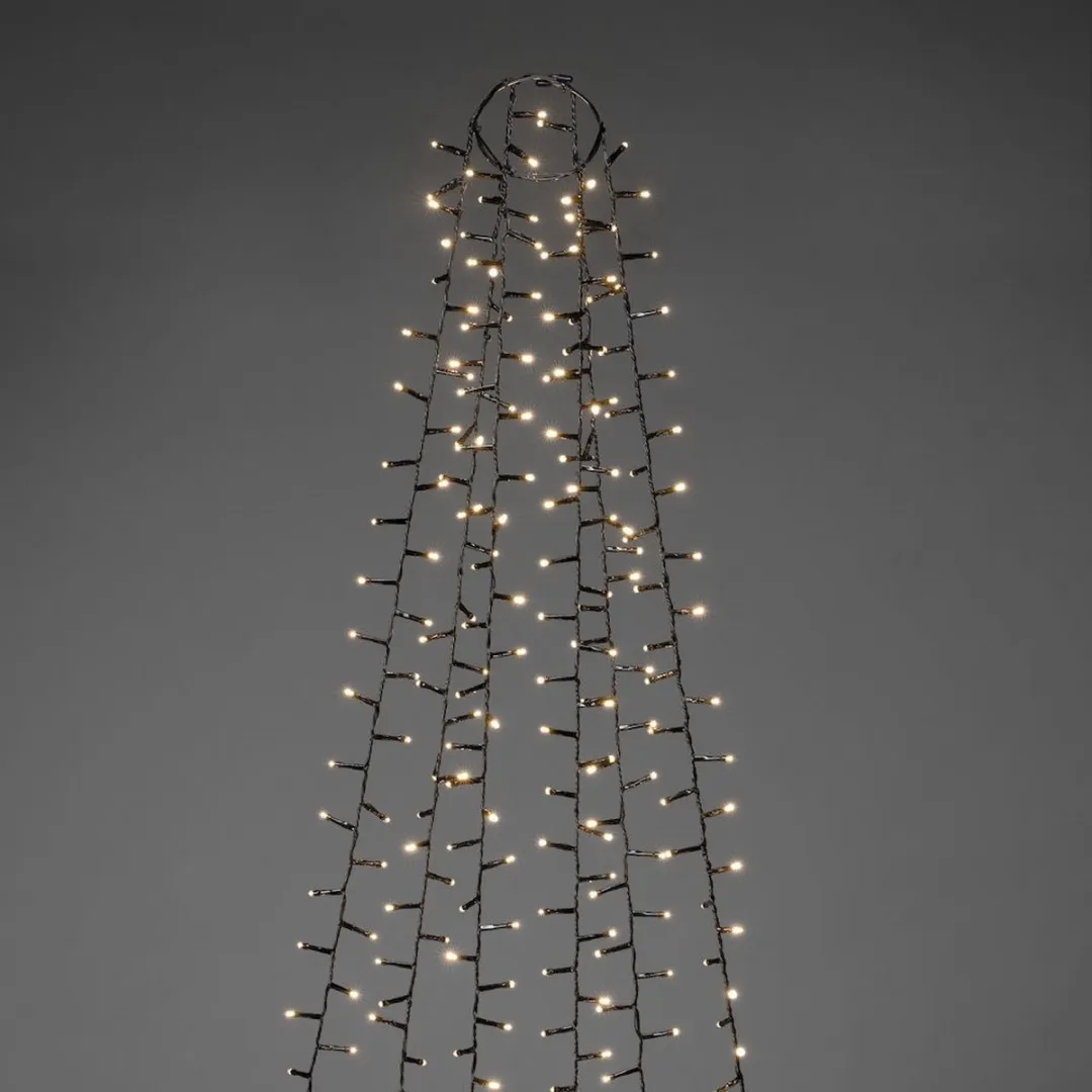 Konstsmide LED Kerstboommantel 7,4m - 660 Frosted LEDs Warm Wit
