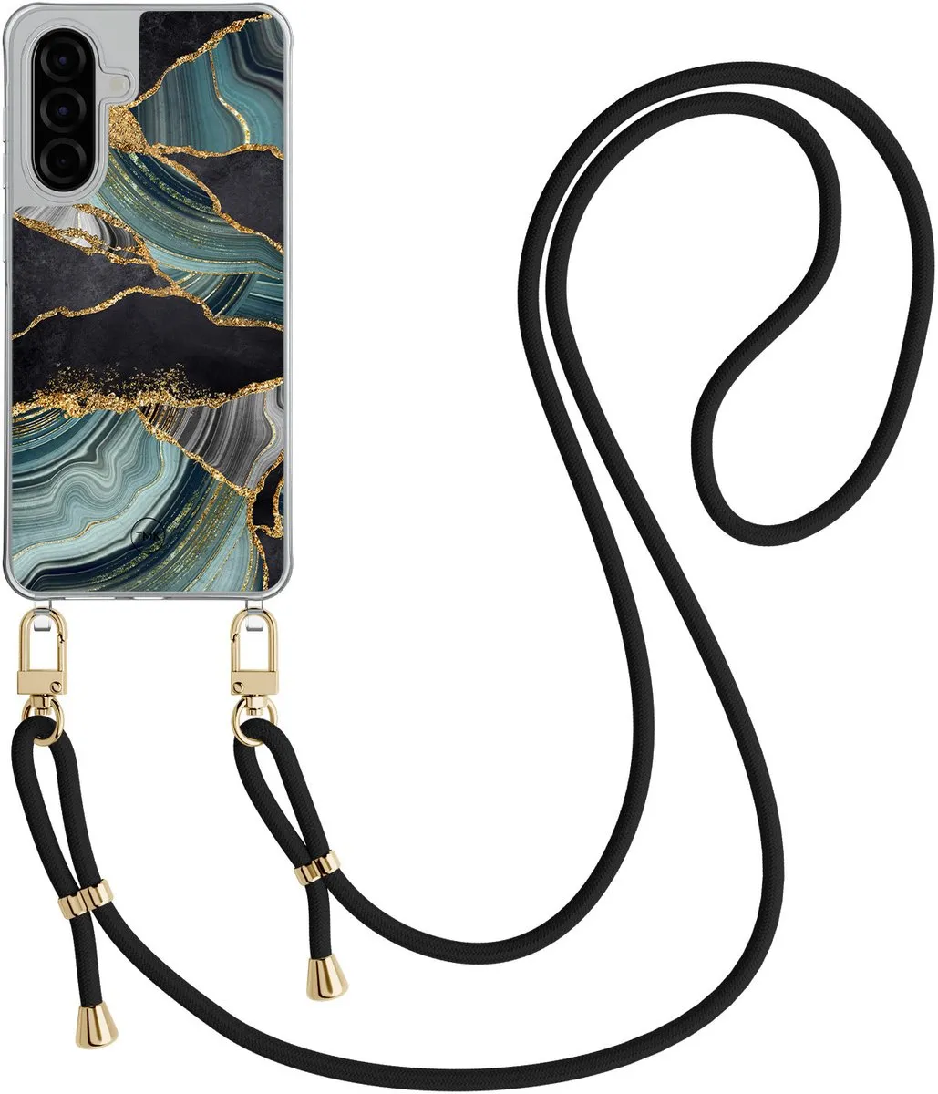 Casevibes Telefoonhoesje Samsung A57 Marble Jade Stone - Crossbody - CV/S/A57/C/014