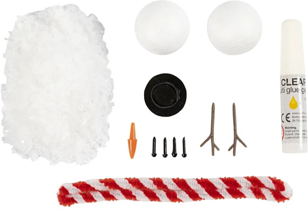 Creativ Company Miniatuur Set Kabouterdeur Sneeuwpop - Multicolor