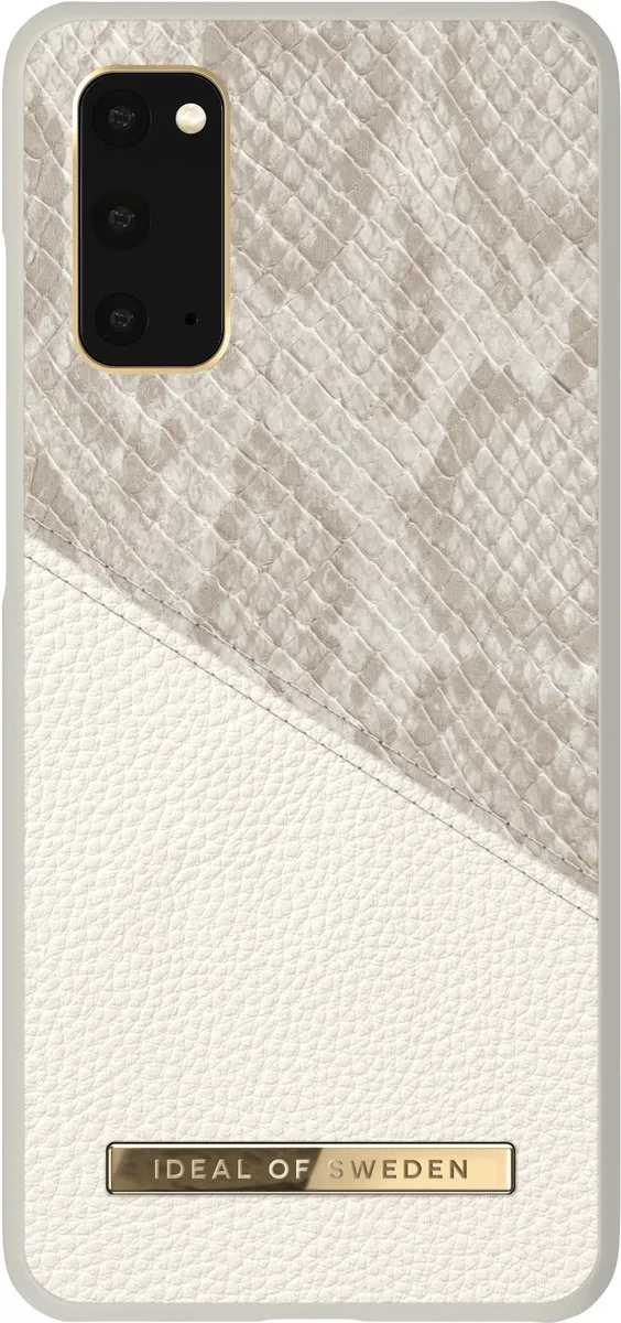 iDeal of Sweden Fashion Case Atelier Samsung Galaxy S20 - IDACSS20-S11E-200 - Pearl Python