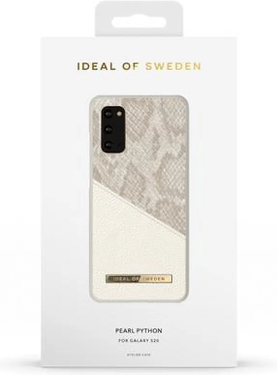 iDeal of Sweden Fashion Case Atelier Samsung Galaxy S20 - IDACSS20-S11E-200 - Pearl Python