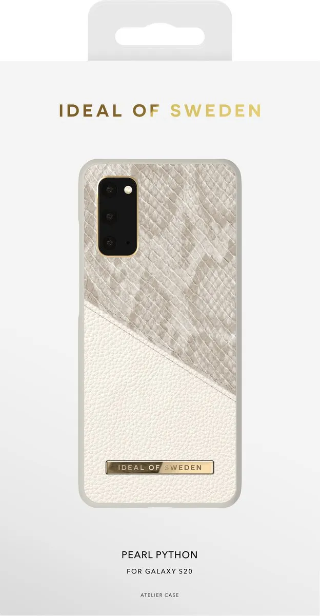 iDeal of Sweden Fashion Case Atelier Samsung Galaxy S20 - IDACSS20-S11E-200 - Pearl Python