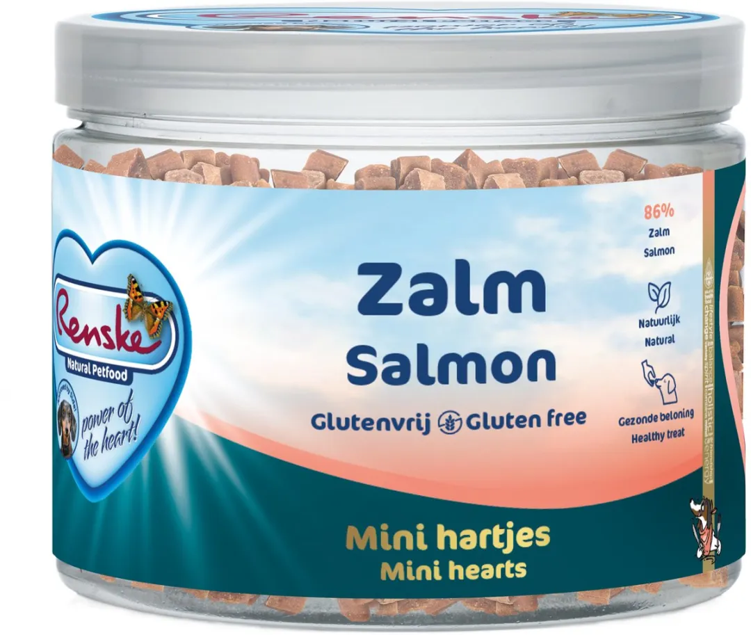 Renske Gezonde Beloning Hartjes Hondensnack - Eend 100g