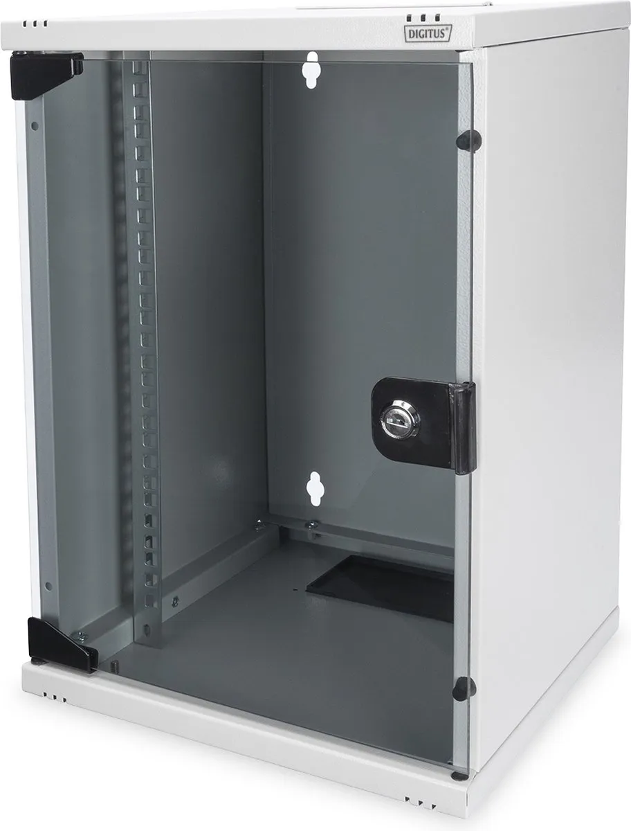 Digitus DN-10-SET-2 Netwerkset - 10 inch - 8-poorts Switch & Patch Panel - Grijs