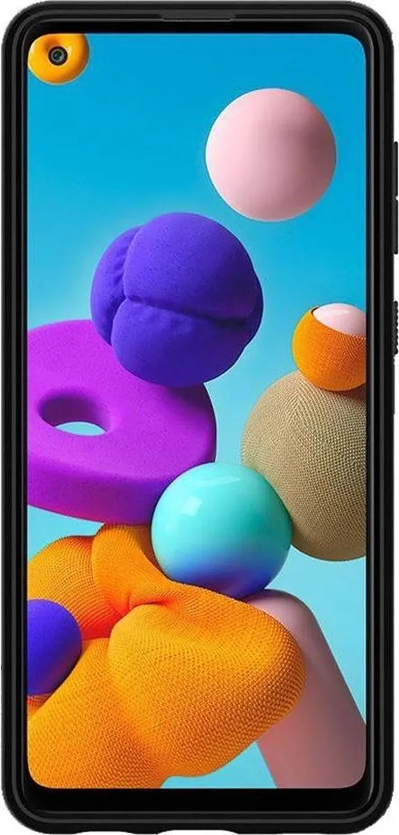 Spigen Ultra Hybrid Galaxy A21s Hoesje - mpn-8809685629283 - Zwart