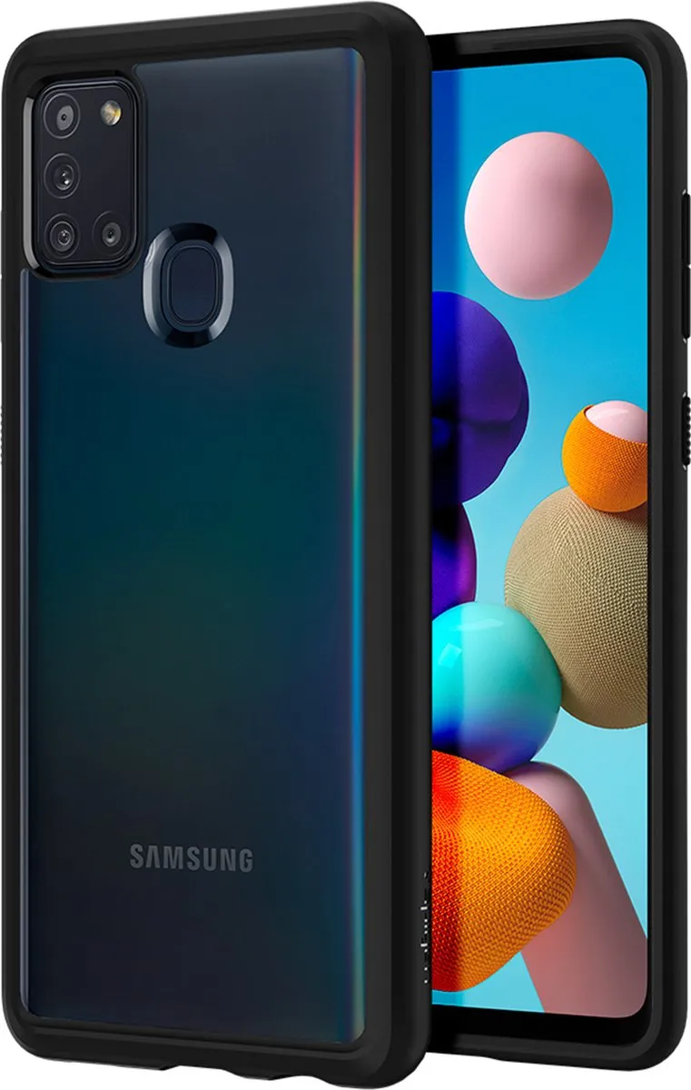 Spigen Ultra Hybrid Galaxy A21s Hoesje - mpn-8809685629283 - Zwart