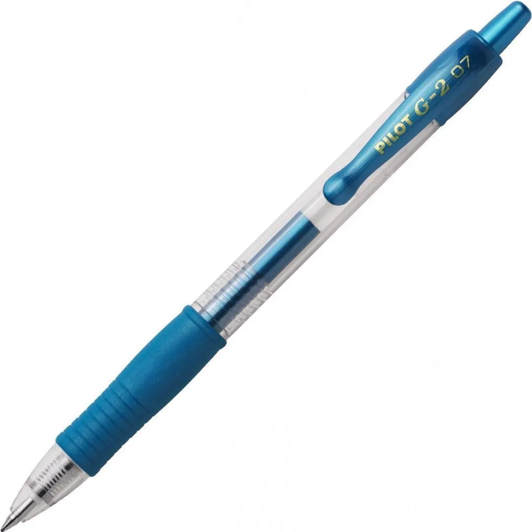 Pilot G-2 Metallic Blauwe Rollerballpen