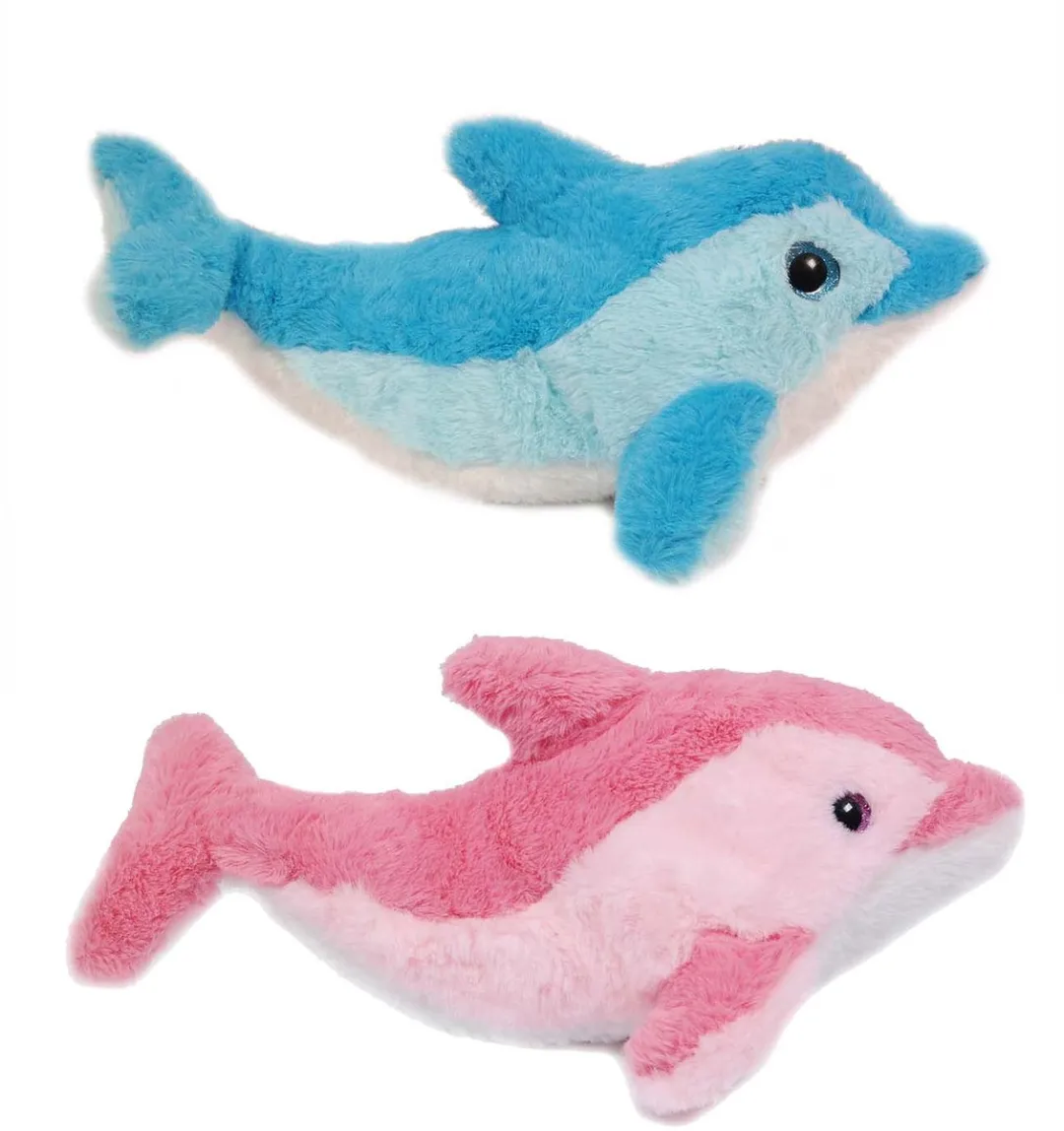 PIA Soft Toys Pluche Dolfijn Knuffels 2 Stuks