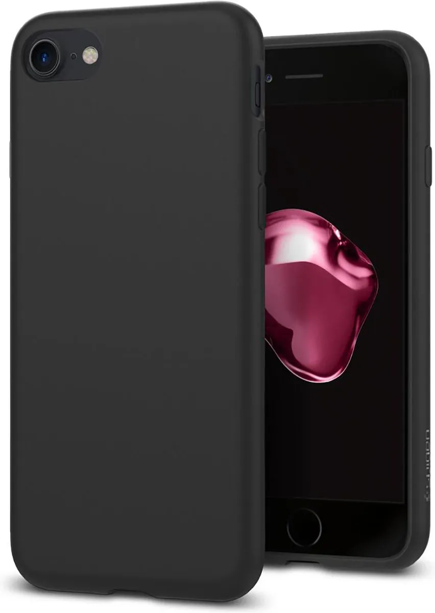 Spigen Liquid Crystal iPhone Hoesje 042CS21247 - Zwart
