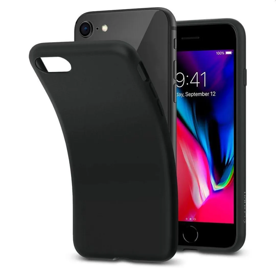 Spigen Liquid Crystal iPhone Hoesje 042CS21247 - Zwart - afbeelding 6 van 6