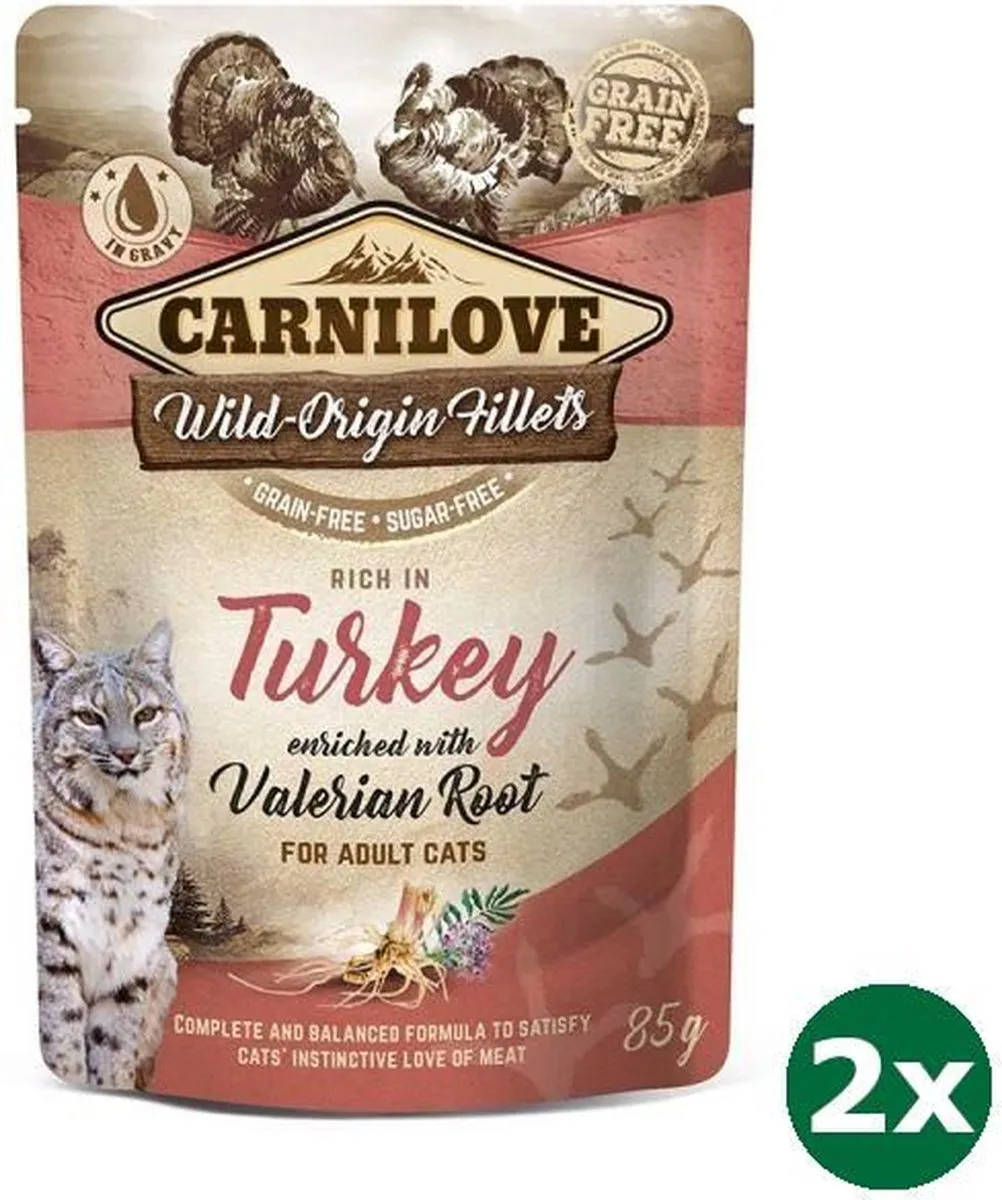 Carnilove Pouch Kalkoen Kattenvoer
