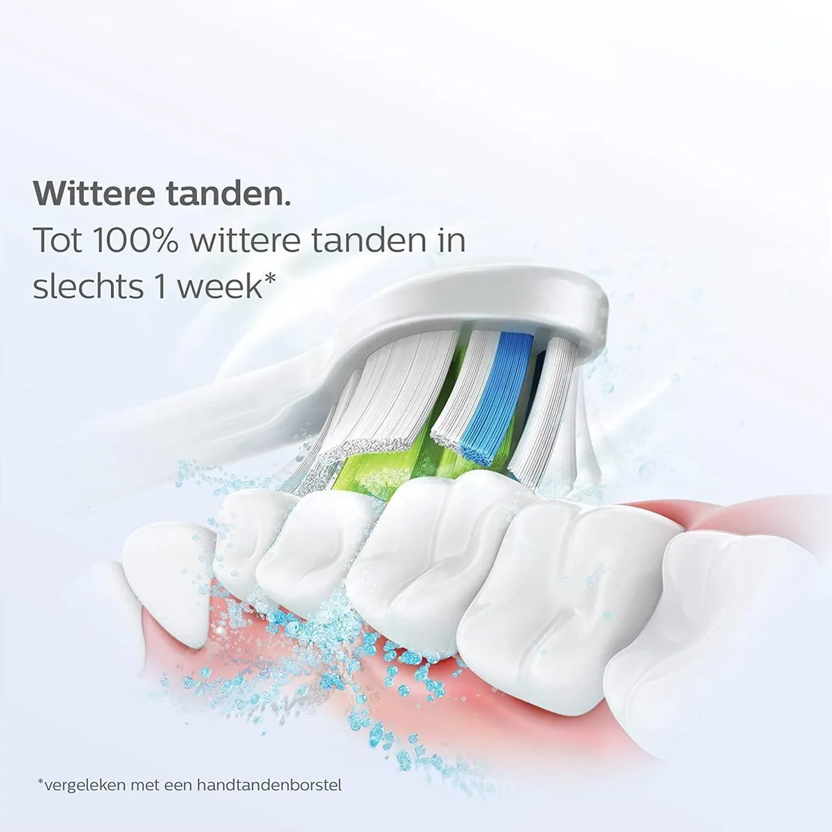 Philips Sonicare HX6068/12 W2 Optimal White Opzetborstels - 8 Stuks - Wit
