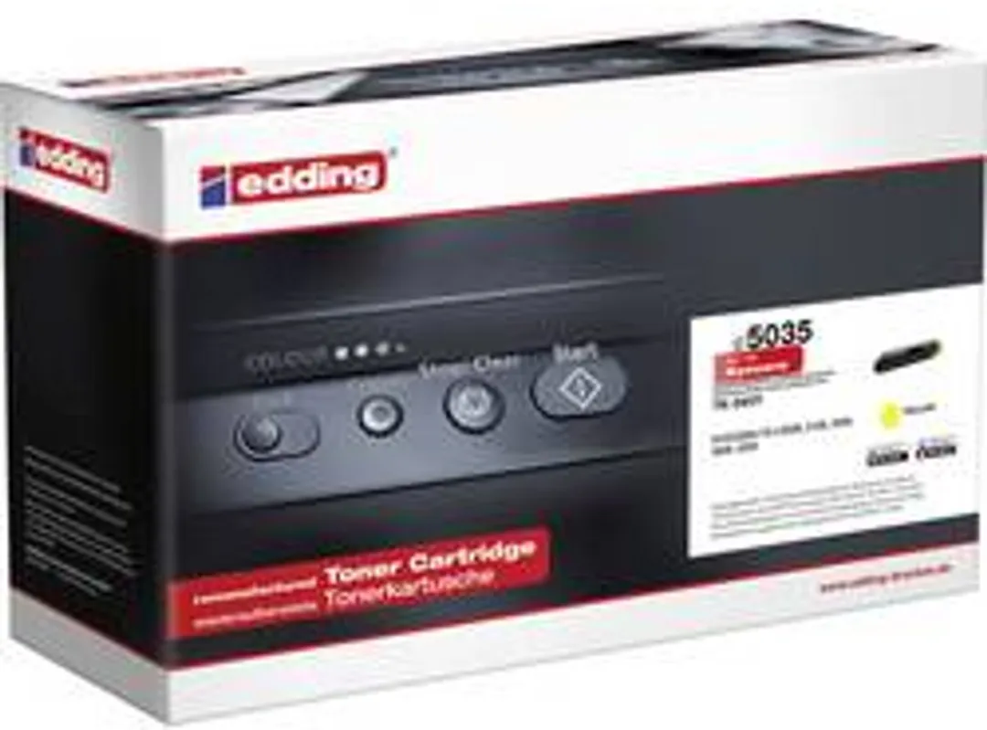 edding 5035 Toner Geel - 5000 Pagina's - Compatibel Kyocera TK-590Y - afbeelding 6 van 6