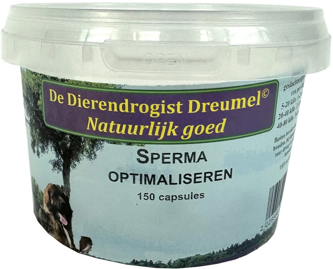 Dierendrogist Sperma Optimaliseren Capsules
