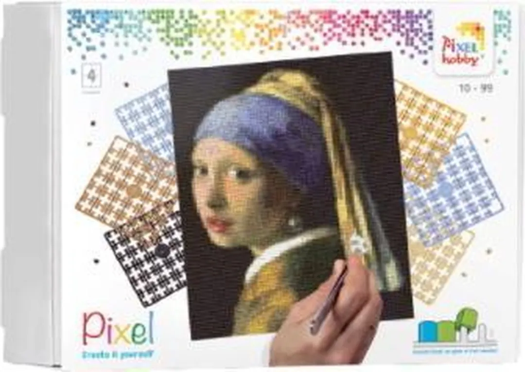 Pixelhobby Het Meisje met de Parel 90085 Geschenkverpakking