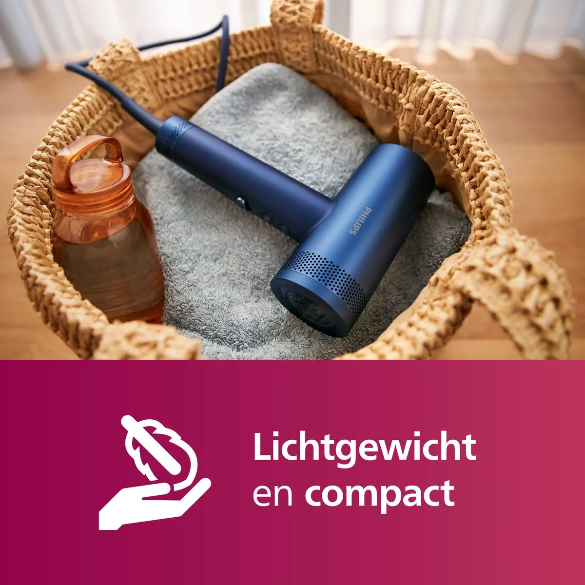 Philips Haardroger 8000 Series BHD839/10 - 1400W - Blauw - afbeelding 6 van 6