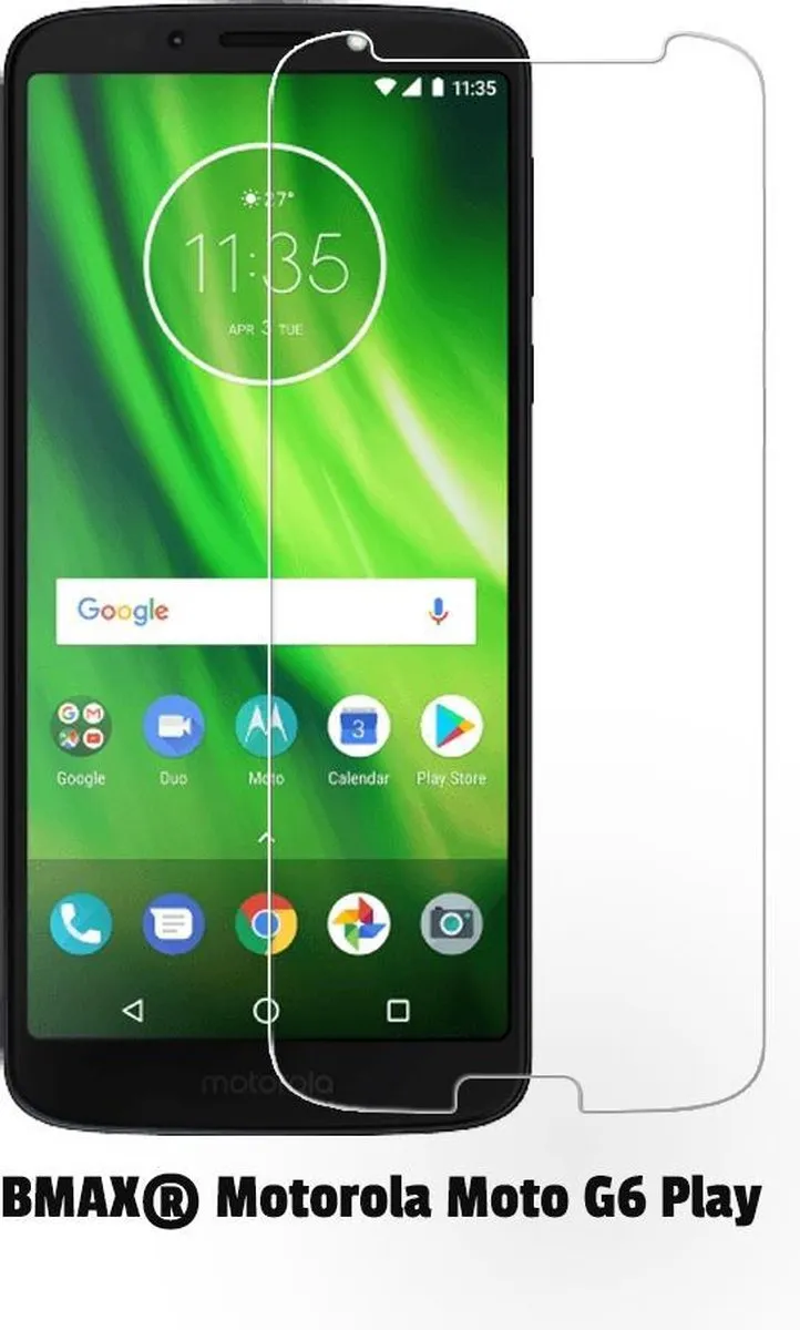 BMAX BM-71974369 Glazen Screenprotector - 2 Stuks - Motorola Moto G6 Play