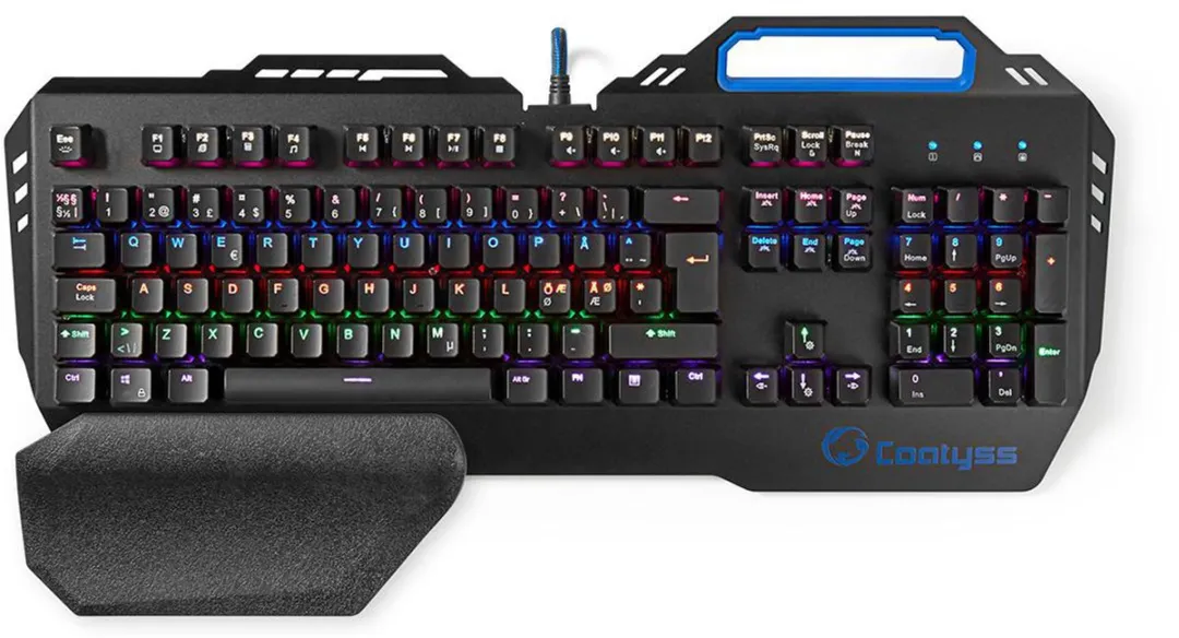 Nedis GKBD400BKND Bedraad Gaming Toetsenbord - Zwart