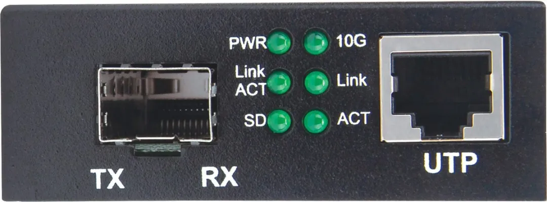 Intellinet 508193 Netwerk Media Converter 10Gbps - Zwart