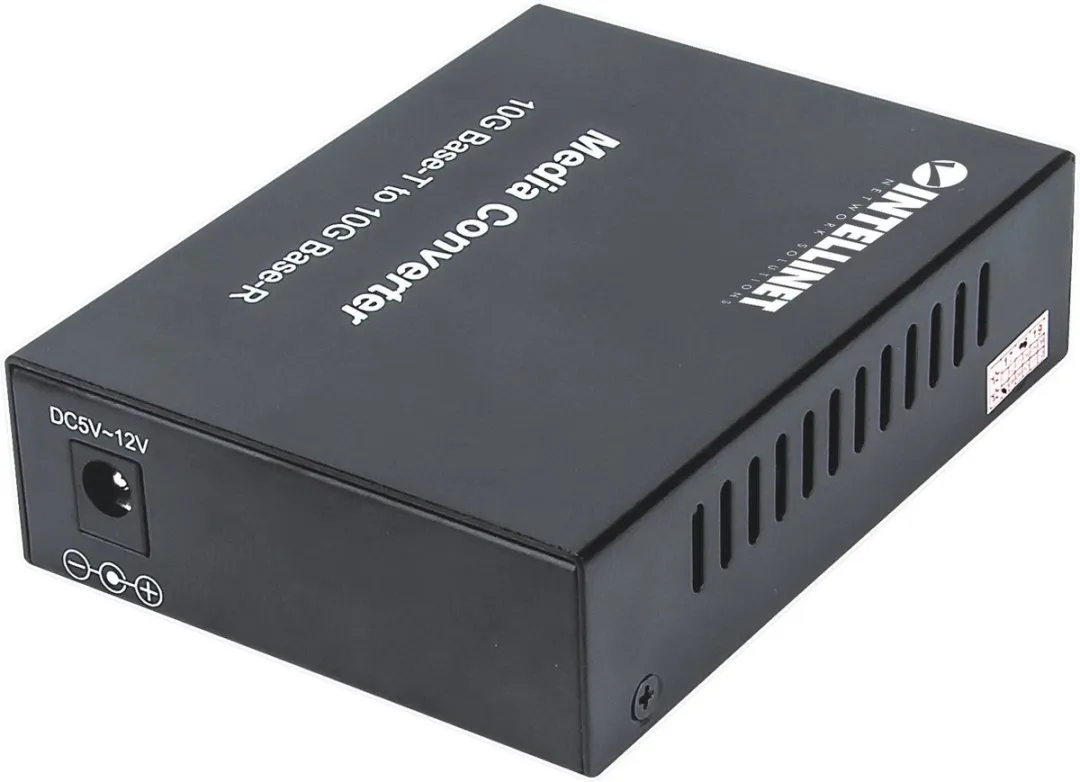 Intellinet 508193 Netwerk Media Converter 10Gbps - Zwart
