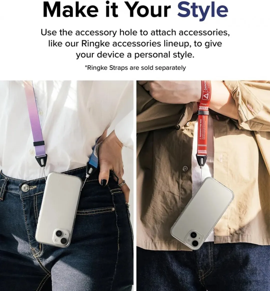 Ringke Fusion Back Cover Matte Transparant Hoesje iPhone 15