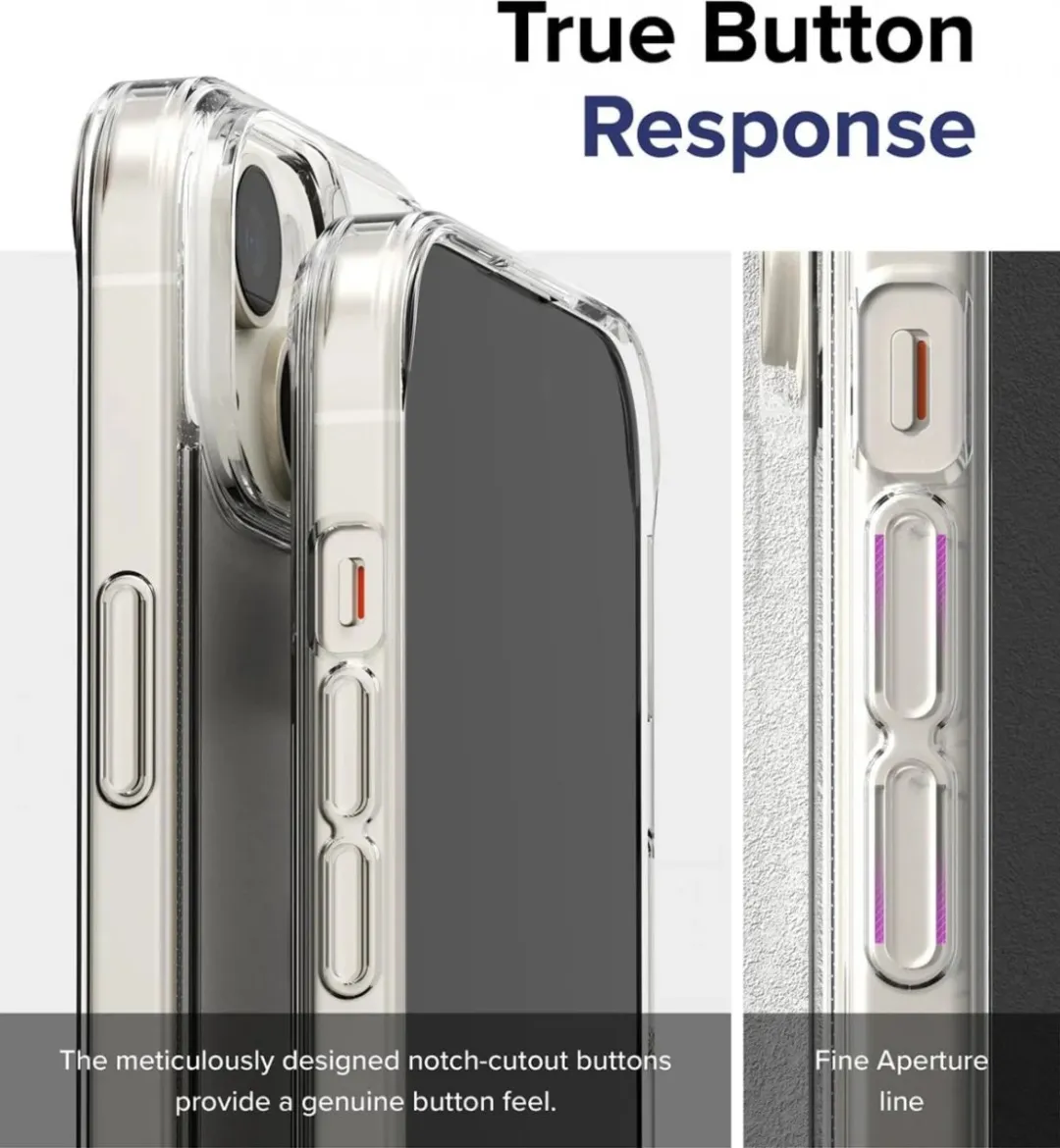 Ringke Fusion Back Cover Matte Transparant Hoesje iPhone 15