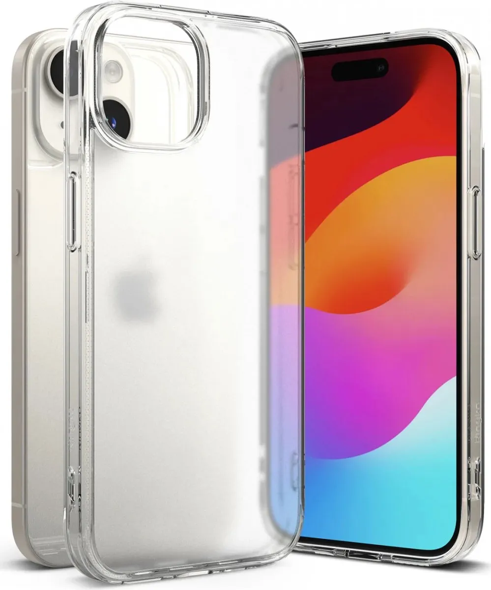 Ringke Fusion Back Cover Matte Transparant Hoesje iPhone 15