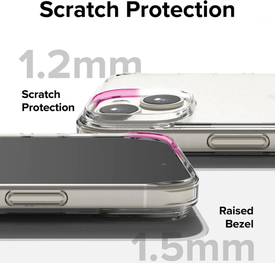 Ringke Fusion Back Cover Matte Transparant Hoesje iPhone 15 - afbeelding 6 van 6