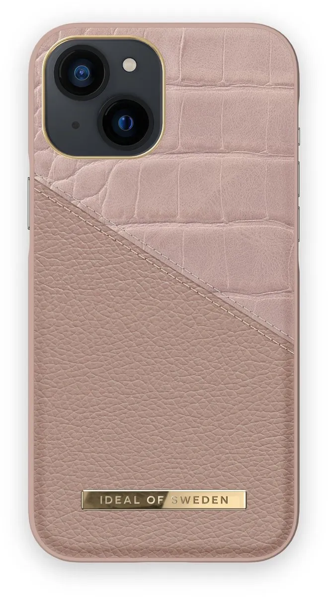 iDeal of Sweden Atelier iPhone 13 Mini Hoesje Rose Smoke Croco